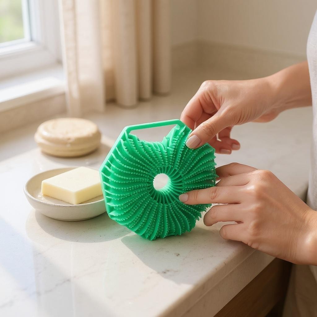 Brosse pour le Corps - SilkoScrub™ - Vert