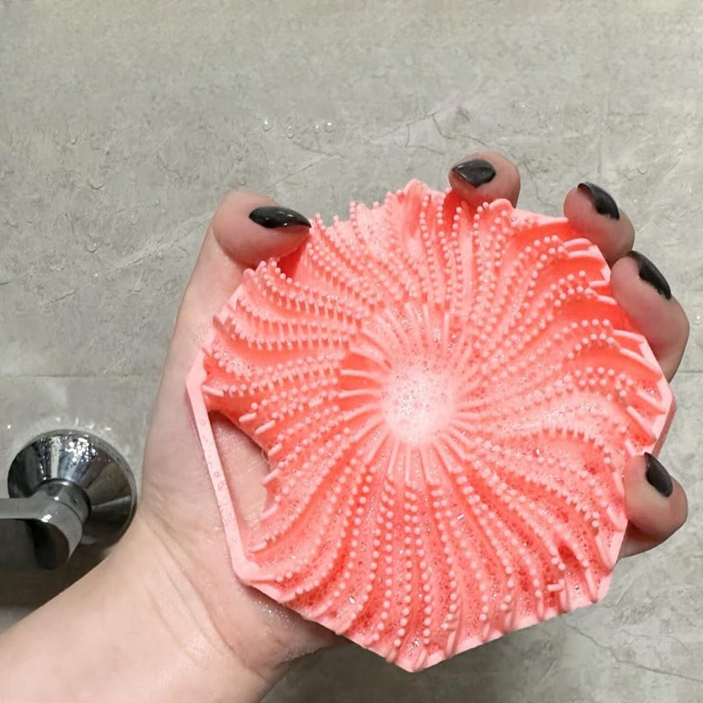 Brosse pour le Corps - SilkoScrub™ - Rouge