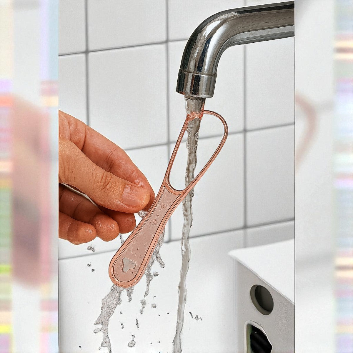 Gratte Langue - TongueCare™ - Rose