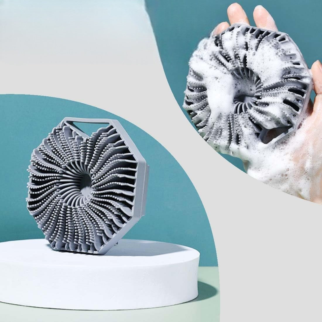 Brosse pour le Corps - SilkoScrub™ - Gris