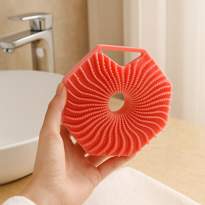 Brosse pour le Corps - SilkoScrub™ - Rouge