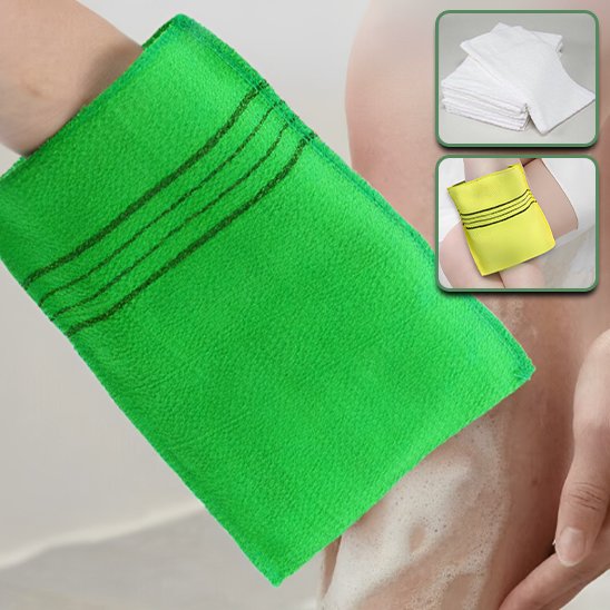 Gant exfoliant vert